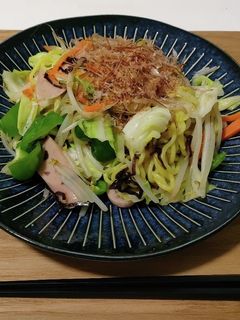 味付けは塩昆布のみ!塩焼きそば-レシピのメイン写真