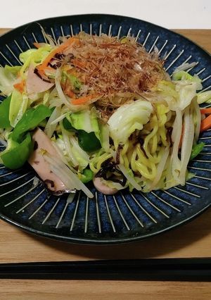 味付けは塩昆布のみ！塩焼きそば-レシピのメイン写真