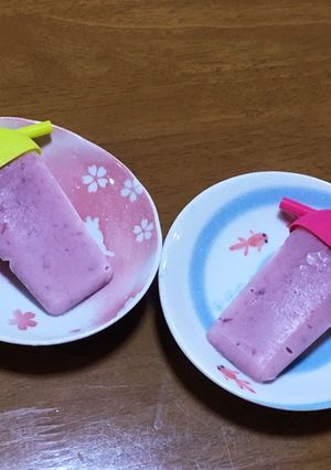 簡単！フルーチェアイス-レシピのメイン写真