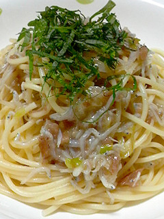 梅としらすの和風パスタ-レシピのメイン写真