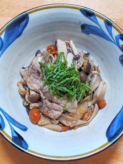 豚こま肉とナスとキノコの中華炒め-レシピのメイン写真