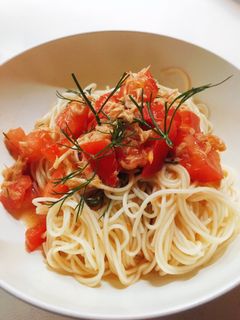 シーチキンとトマトのレモンそうめん-レシピのメイン写真