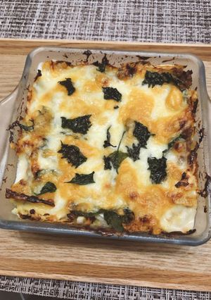 湯葉と肉味噌の和風グラタン-レシピのメイン写真