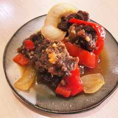 รูปของ 馬肉ビンタの味噌煮込み・ガッツリ爆ウマ！