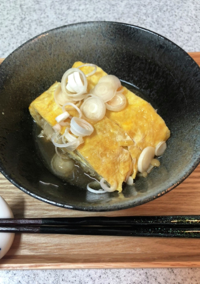 湯葉とえのき茸のだし玉子焼き-レシピのメイン写真