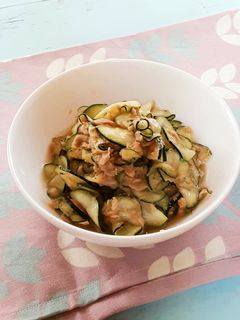 ズッキーニとツナの和え物-レシピのメイン写真