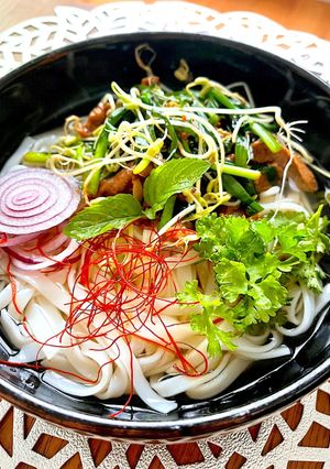 大豆のお肉と豆もやしのフォー-レシピのメイン写真