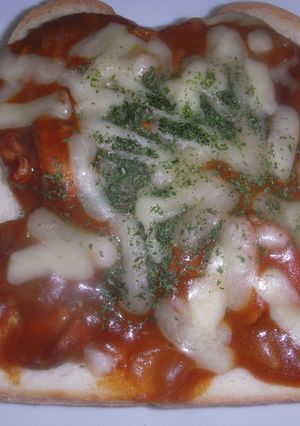 カレーチーズトースト-レシピのメイン写真