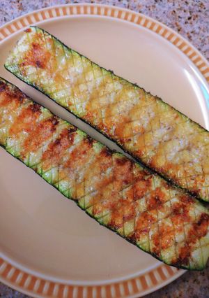 ズッキーニの粉チーズ焼-レシピのメイン写真