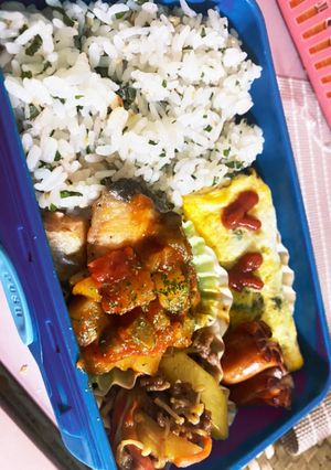 お弁当　しそごはん-レシピのメイン写真
