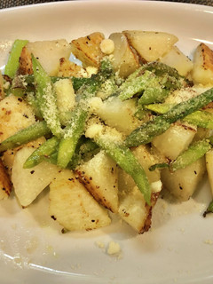 アスパラガスと山芋の蒸し焼き-レシピのメイン写真