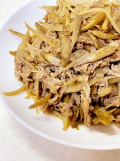 牛肉とごぼうのしぐれ煮^^-レシピのメイン写真