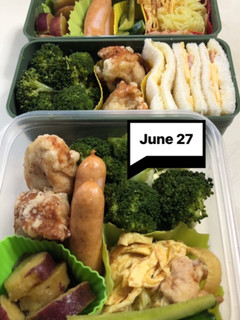 ヤツと私の弁当たまに娘 6/27-レシピのメイン写真