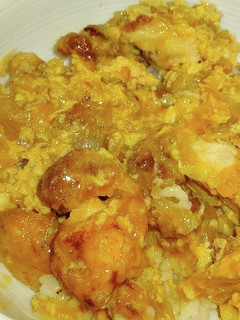 鶏の唐揚げのリメイク親子丼-レシピのメイン写真