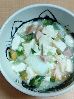 豆腐中華がゆ-レシピのメイン写真