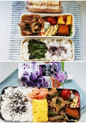 炒め物弁当(6.27)-レシピのメイン写真