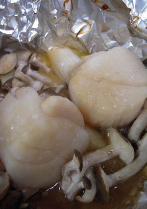 ホタテのバターホイル焼き-レシピのメイン写真