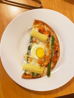 半分にしたらお月さんになる?ピザ!-レシピのメイン写真
