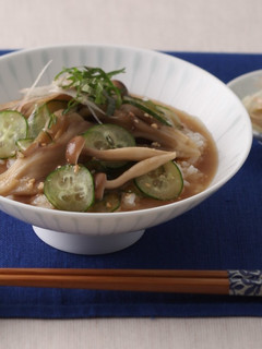 きのこと香味野菜のサッパリ冷や汁-レシピのメイン写真