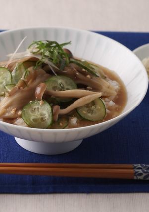 きのこと香味野菜のサッパリ冷や汁-レシピのメイン写真