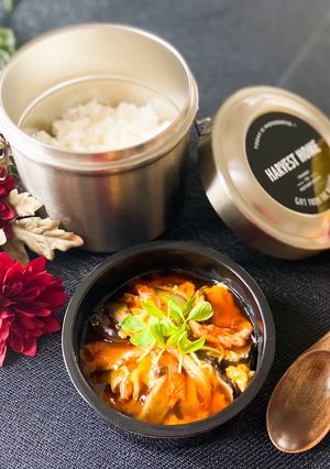 75℃ ふんわりとろ～り かに玉弁当-レシピのメイン写真