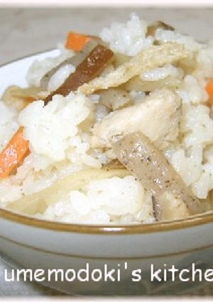 六品目はいった「五目ご飯」-レシピのメイン写真