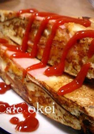 ﾎｯﾄｹｰｷﾐｯｸｽdeHOTｻﾝﾄﾞ♪-レシピのメイン写真