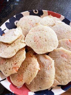 野菜たっぷり米粉お焼き 離乳食後期-レシピのメイン写真