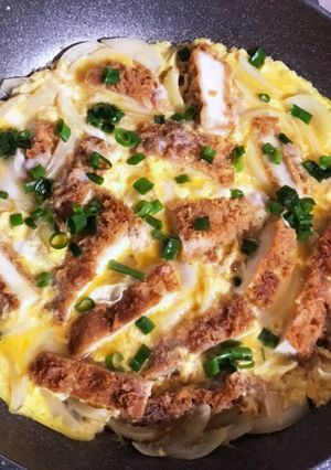 簡単家族で分け合うカツ丼-レシピのメイン写真
