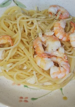 エビのレモンオリーブパスタ-レシピのメイン写真