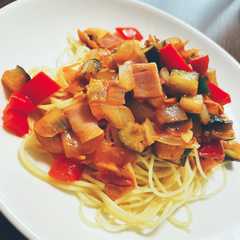 รูปของ 夏野菜たっぷり☆ラタトゥイユ風パスタ