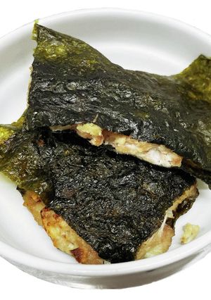 【保育園給食】豆腐とひき肉の磯辺焼き-レシピのメイン写真