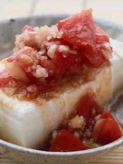 【夏におすすめ】トマト冷ややっこ-レシピのメイン写真