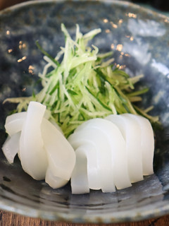 親子でクッキング☆コウイカの刺身-レシピのメイン写真