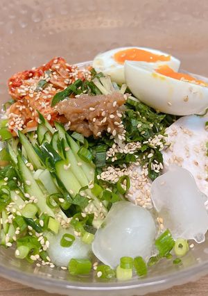 冷麺風　梅そうめん-レシピのメイン写真