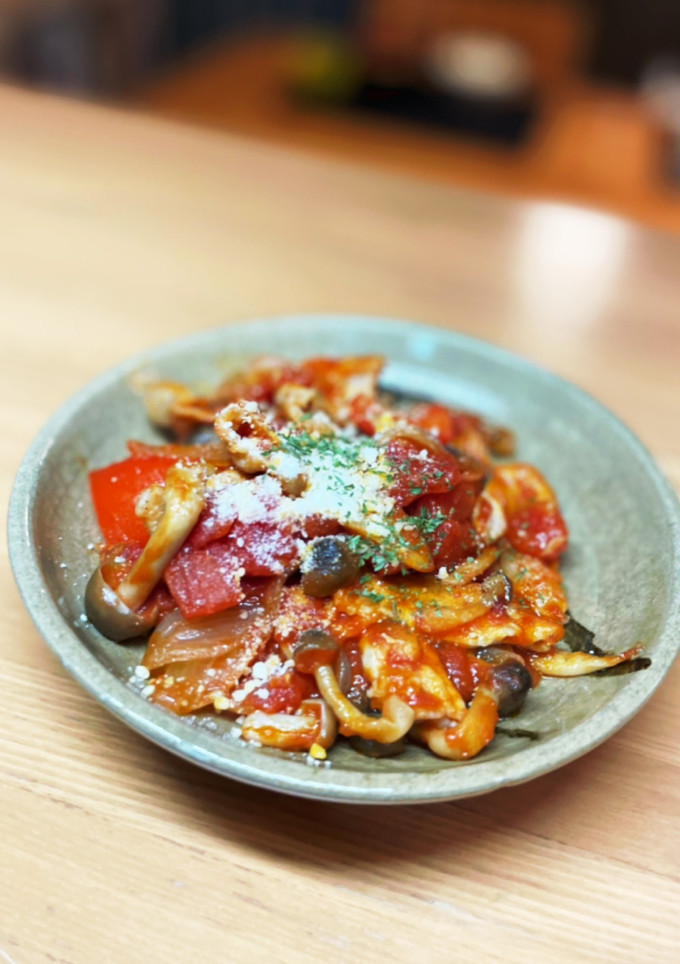 豚肉ときのこのイタリア風トマト煮-レシピのメイン写真