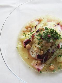 タコとセロリと豆のマリネ-レシピのメイン写真