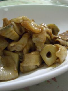 れんこんと豚肉のカレー炒め-レシピのメイン写真