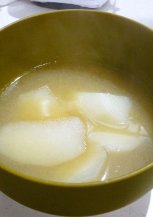 ながいものお味噌汁-レシピのメイン写真