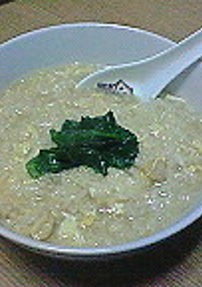 鶏の皮と卵のおじや-レシピのメイン写真