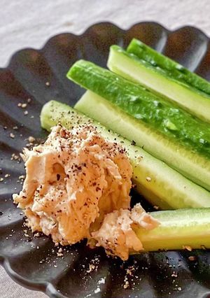 【楽めし】味噌おかかのクリチディップ-レシピのメイン写真
