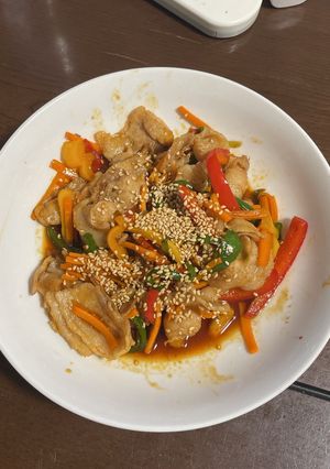 豚バラピリ辛炒め-レシピのメイン写真