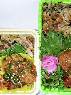 【夫婦弁当233】石焼風ビビンバと油淋鶏-レシピのメイン写真