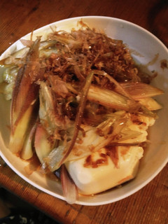 簡単!おつまみにもさっぱりミョウガ豆腐-レシピのメイン写真