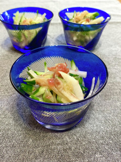 サッパリ〜♪きゅうりと大根の梅なめ茸和え-レシピのメイン写真