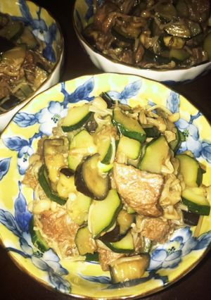 味付き大豆ミートと夏野菜の温サラダ風-レシピのメイン写真