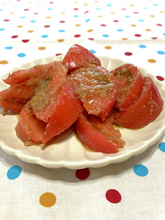 トマトのごま和え-レシピのメイン写真