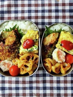 高校生 息子と娘のお弁当 49-レシピのメイン写真