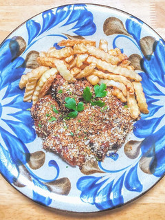 鶏もも肉の甘辛焼きカレーパン粉まぶし-レシピのメイン写真