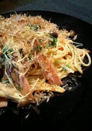 かいわれとキノコの和風パスタ-レシピのメイン写真